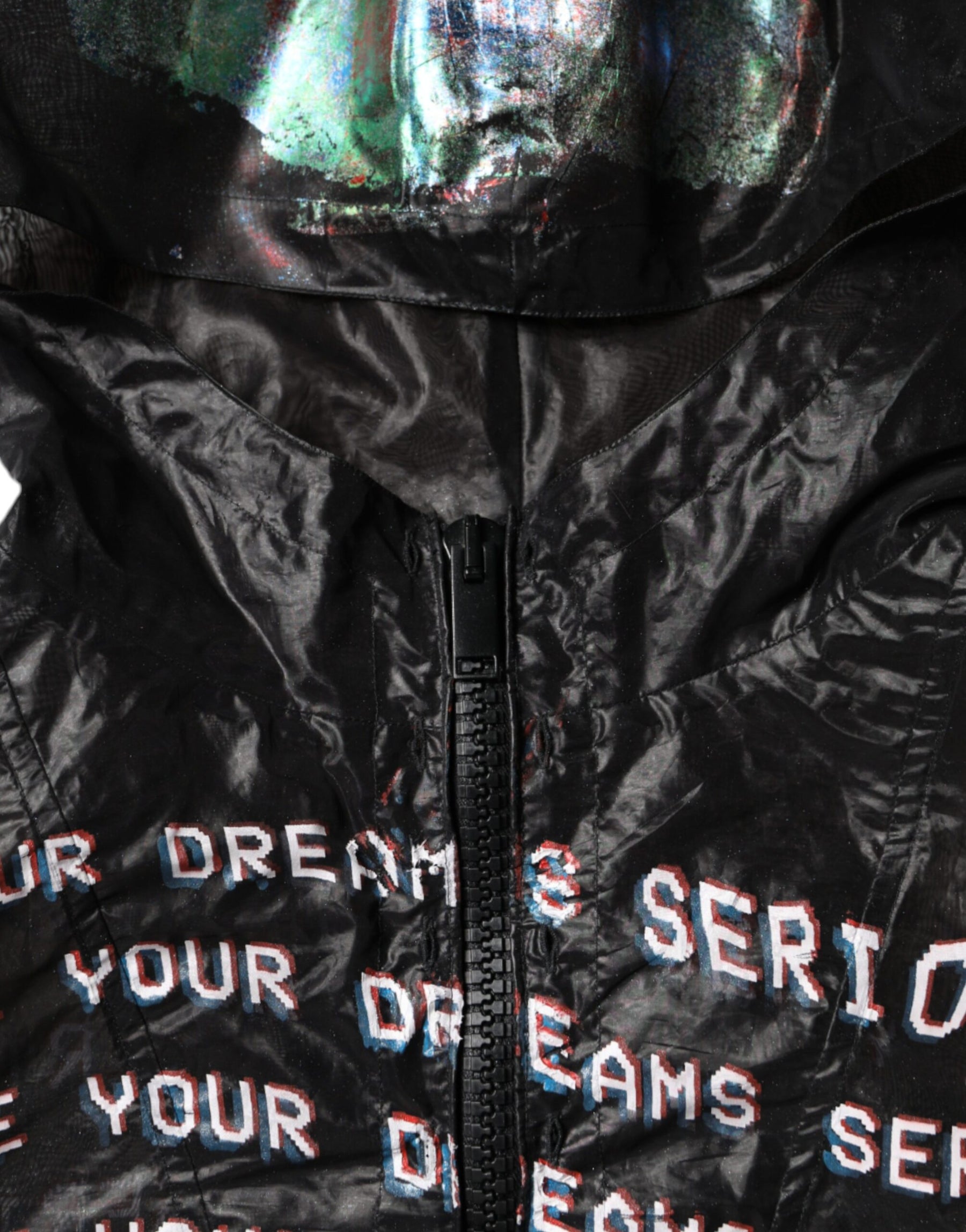 Dolce & Gabbana Multicolor Print Hooded Sweatshirt Sweater | Regal Royce