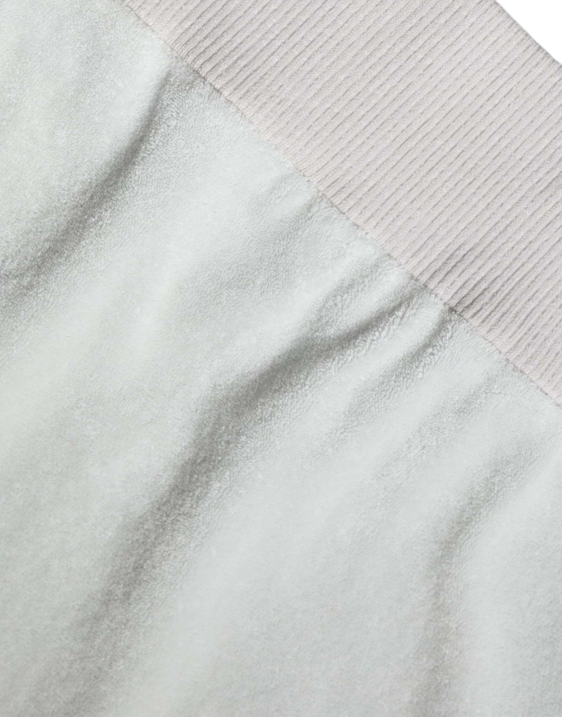 Dolce & Gabbana White Nylon Stretch Crew Neck Pullover Sweater | Regal Royce