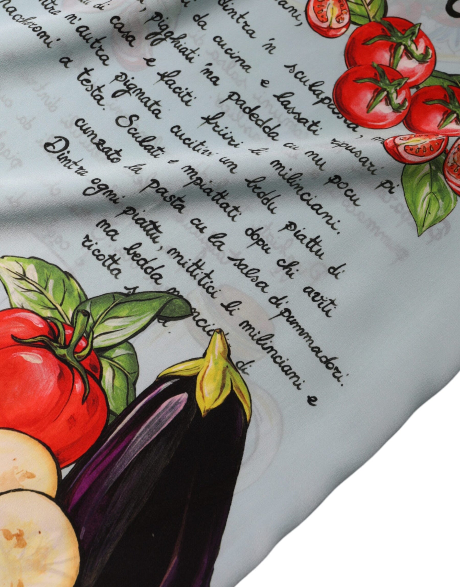 Dolce & Gabbana Multicolor Pasta Alla Norma Print Tank Top | Regal Royce