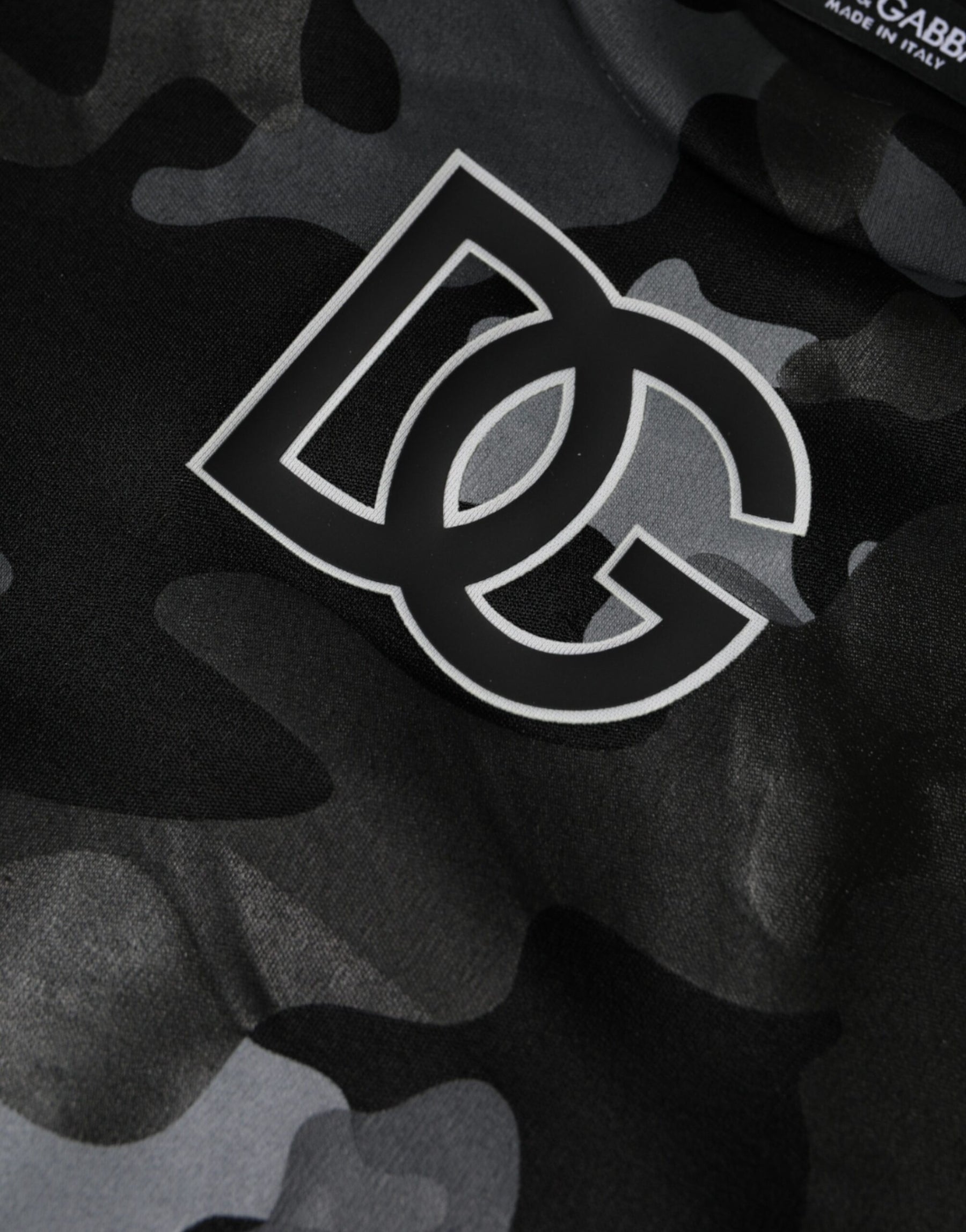 Dolce & Gabbana Black Camouflage Round Neck Sweatshirt Sweater | Regal Royce