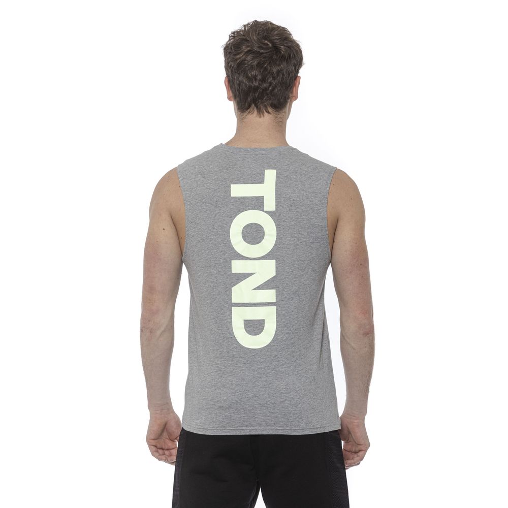 Tond Gray Cotton Men Tank Top | Regal Royce