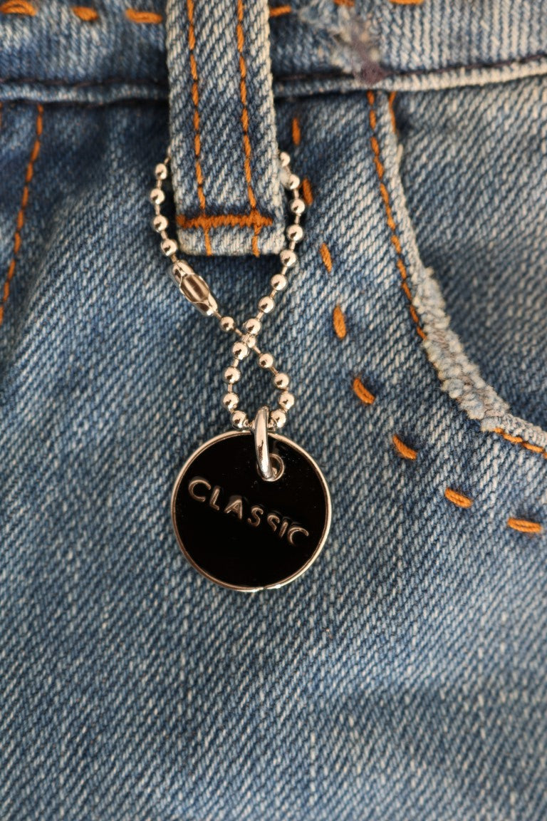 Costume National Blue Wash Cotton Classic Jeans | Regal Royce