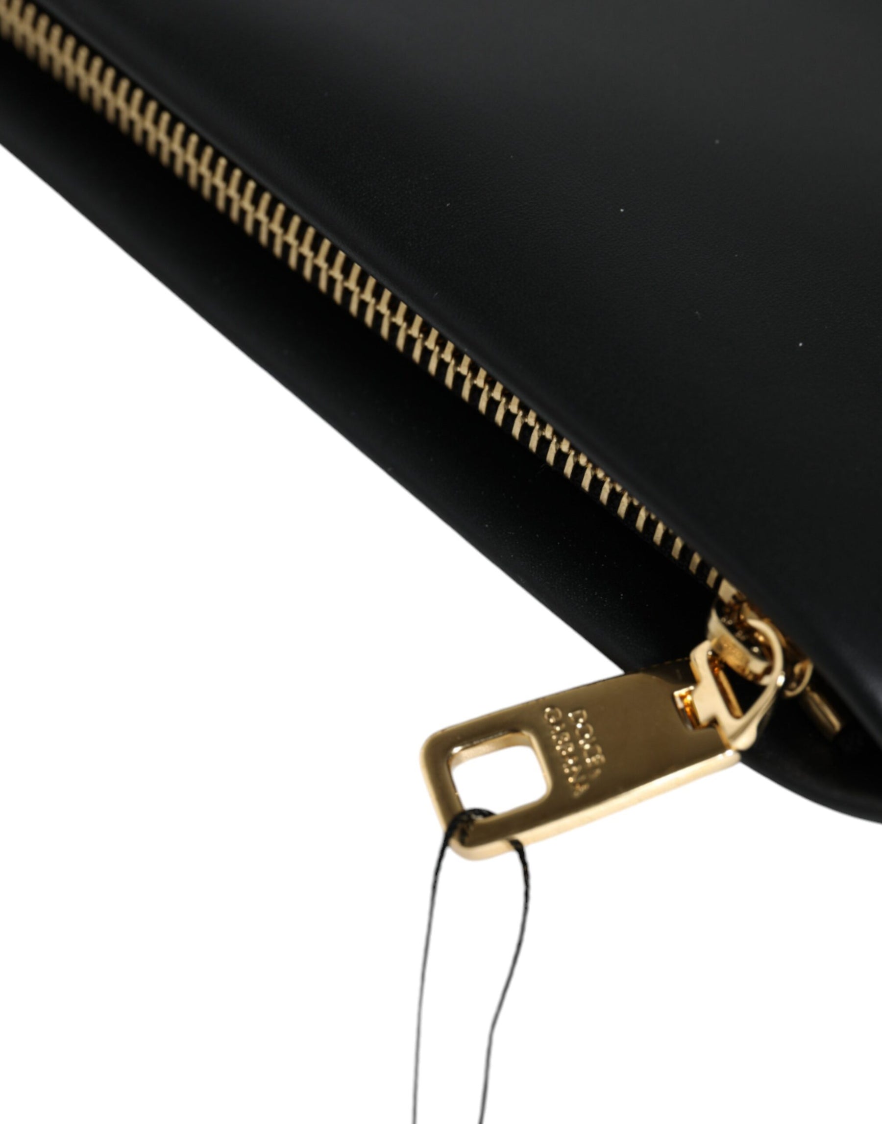 Dolce & Gabbana Black Calfskin Leather Mediterranean Pouch Bag | Regal Royce