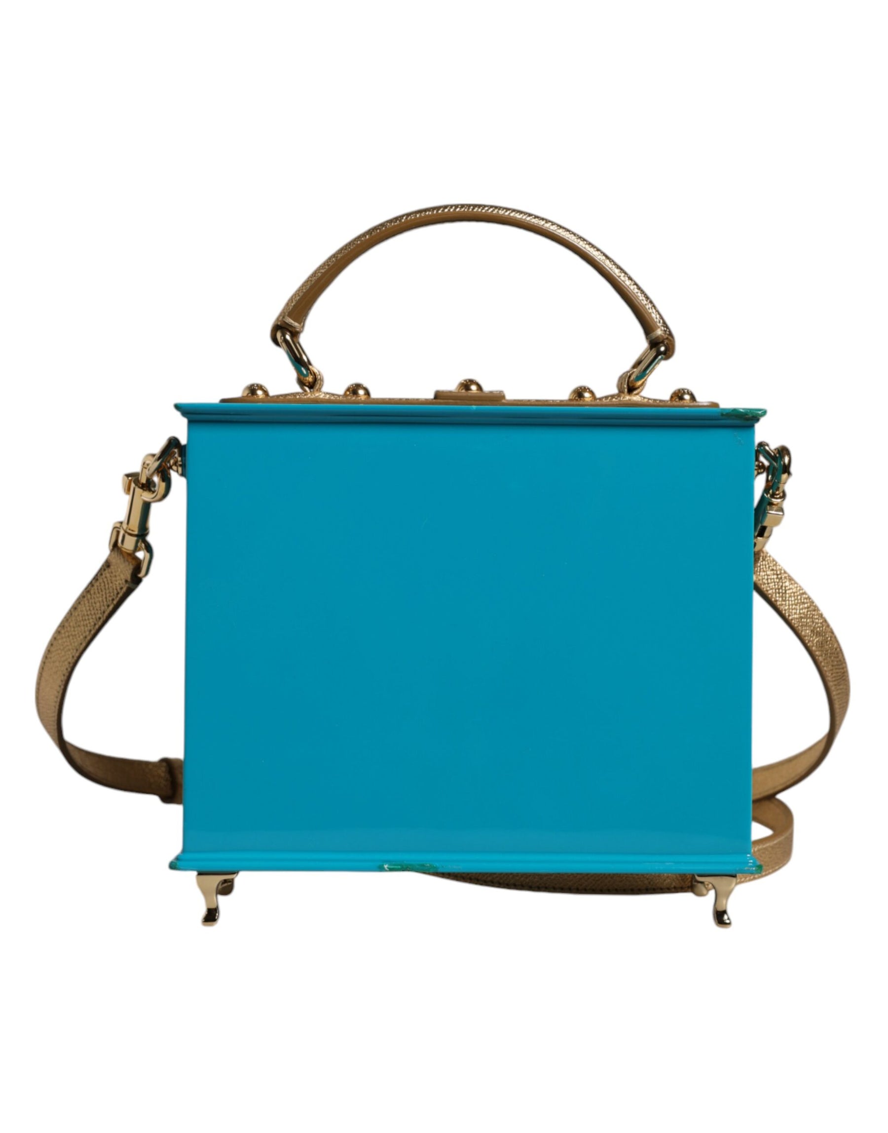 Dolce & Gabbana Multicolor Wood Leather Clutch Shoulder Bag | Regal Royce