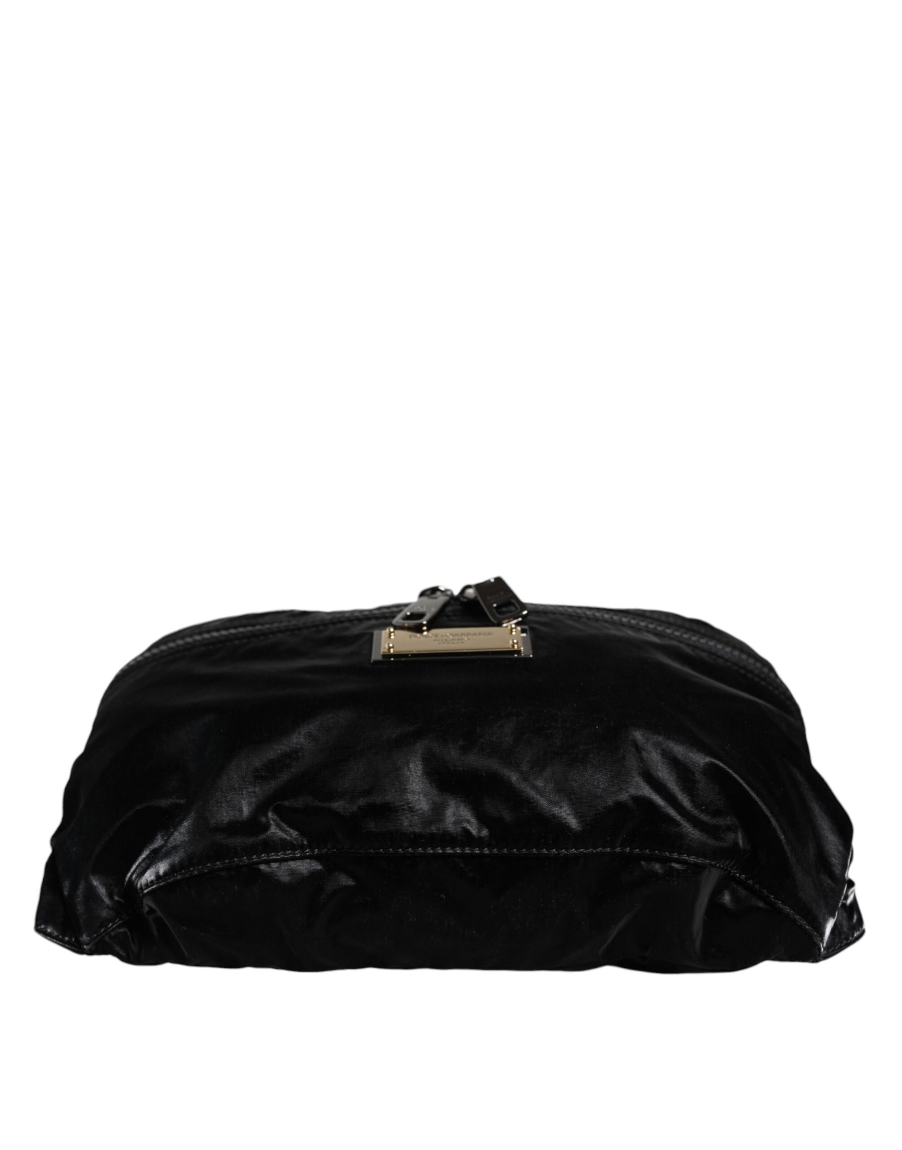 Dolce & Gabbana Black Nylon Fabric Belt Waist Fanny Pack Bag | Regal Royce