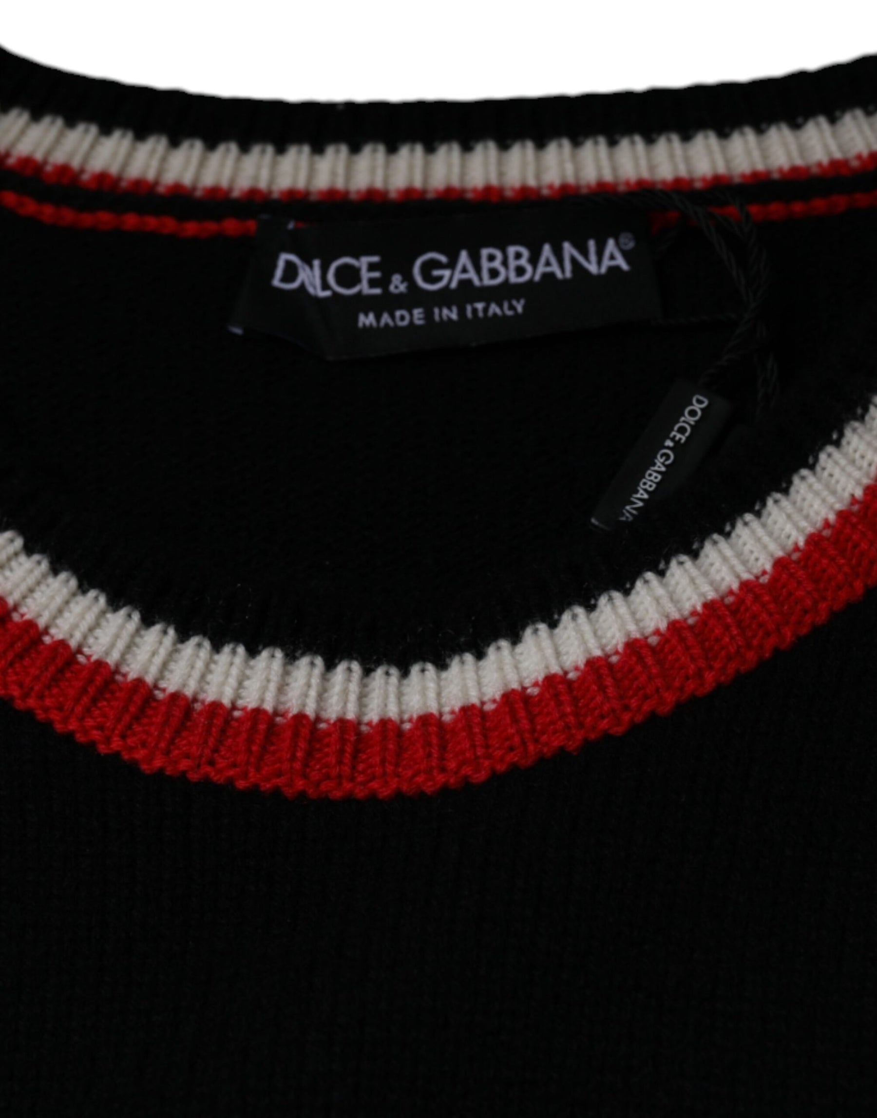 Dolce & Gabbana Black Cashmere Pig of the Year Pullover Sweater | Regal Royce