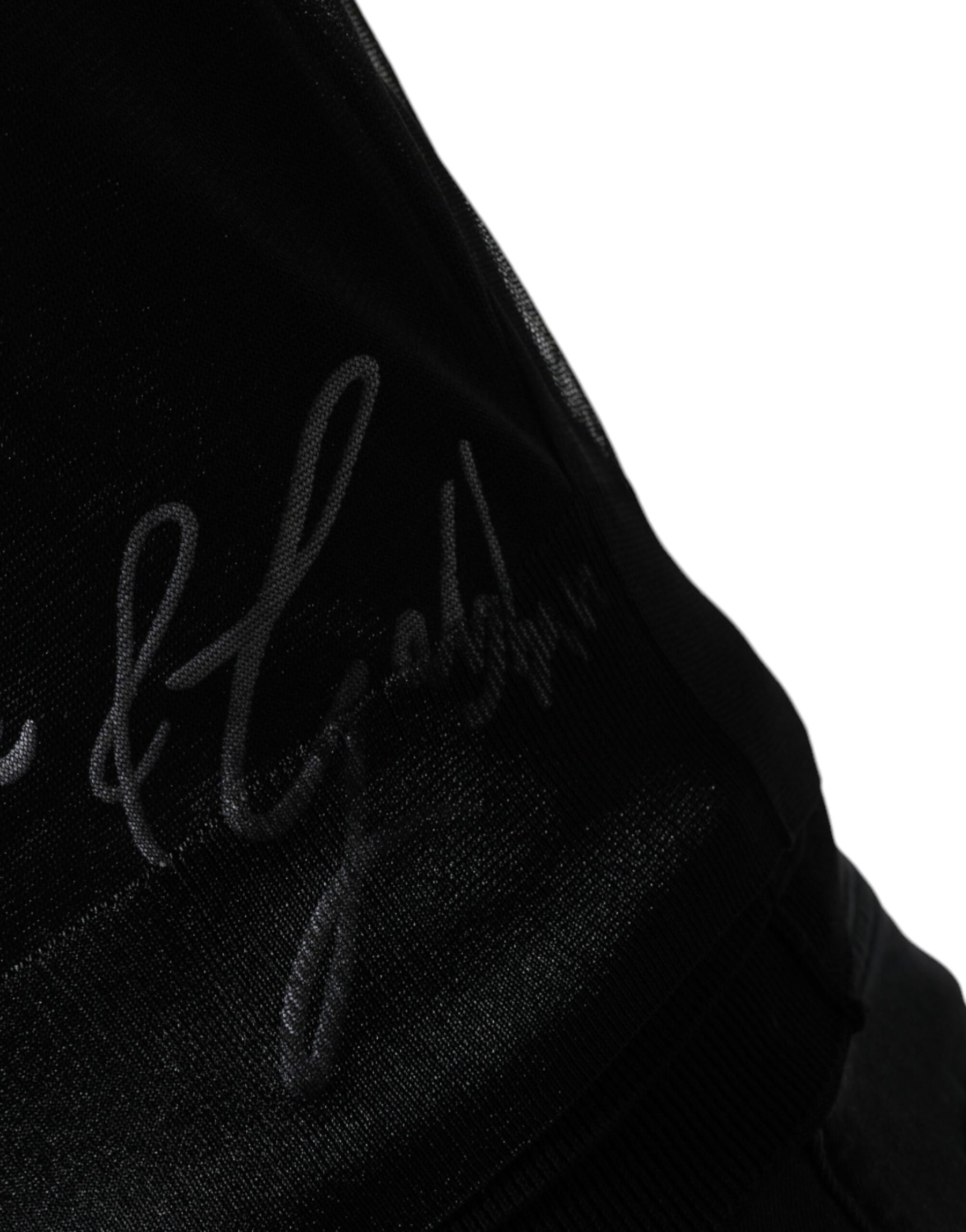 Dolce & Gabbana Black Polyester Pullover Sweatshirt Sweater | Regal Royce