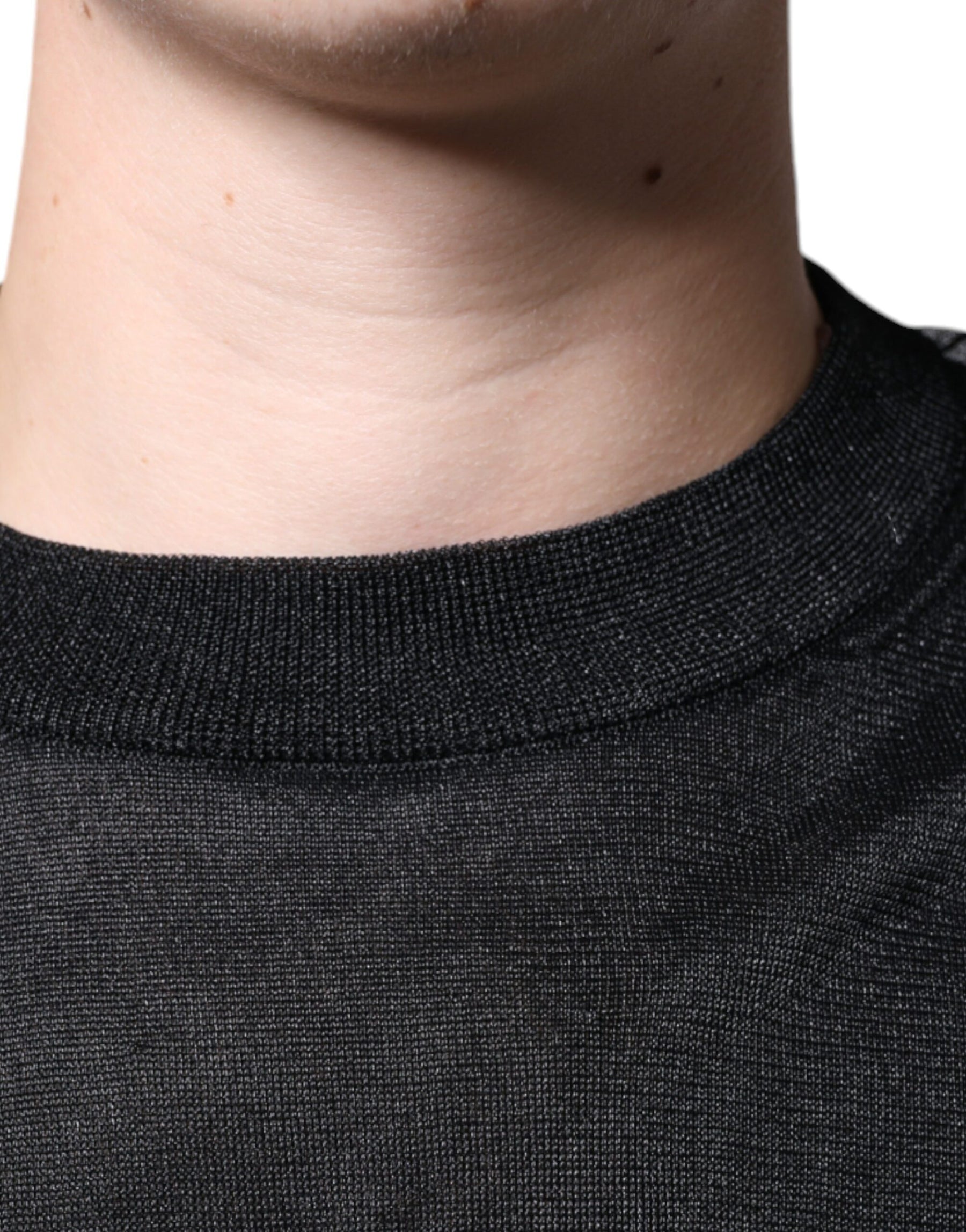 Dolce & Gabbana Black Polyester Pullover Sweatshirt Sweater | Regal Royce