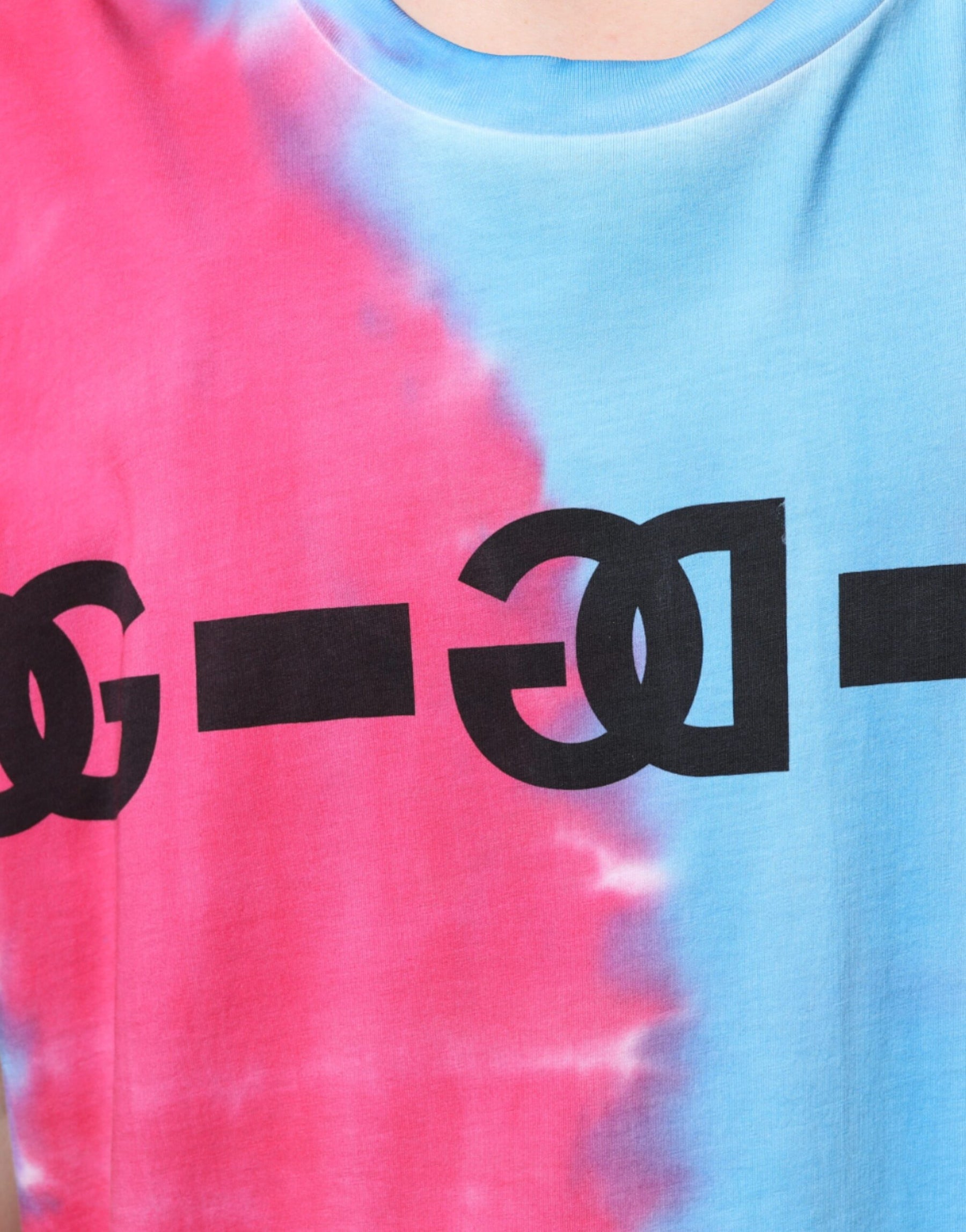 Dolce & Gabbana Multicolor Tie Dye Cotton Sleeveless T-shirt | Regal Royce