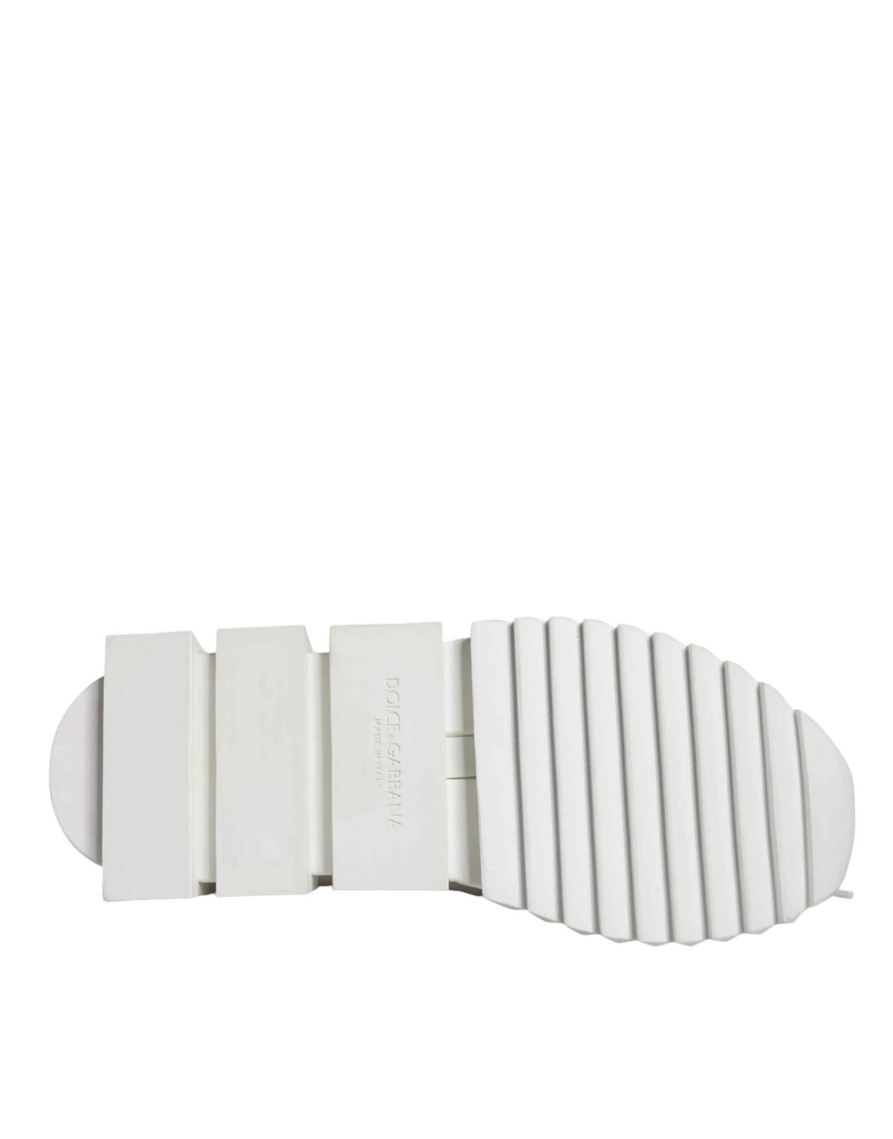 Dolce & Gabbana White Mesh Sorrento Trekking Sneakers Shoes | Regal Royce