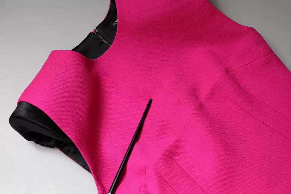 Dolce & Gabbana Pink Sleeveless Bodycon A-line Mini Dress | Regal Royce