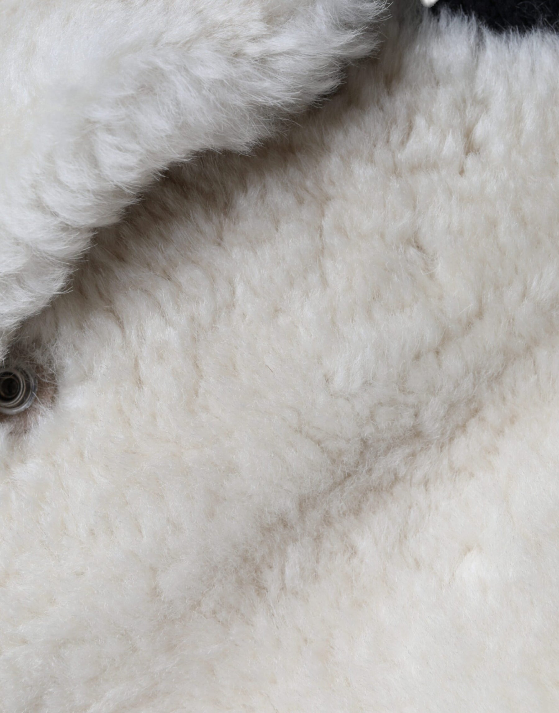 Burberry White WARRENFORD Shearling Leather Vest Coat Jacket | Regal Royce