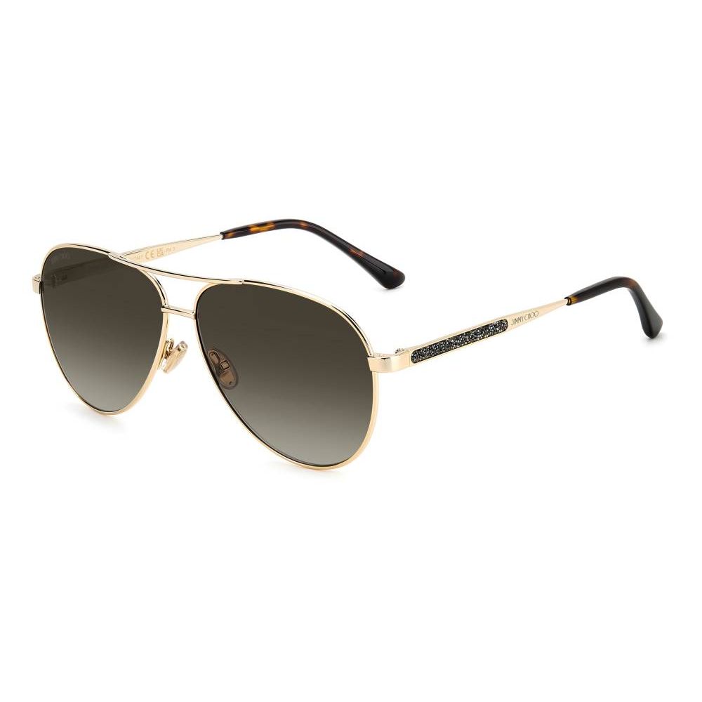 Jimmy Choo Gold Metal Sunglasses | Regal Royce