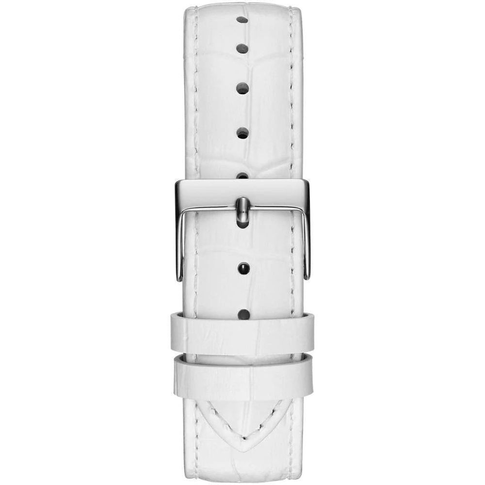 Guess White Leather Dress Watch | Regal Royce
