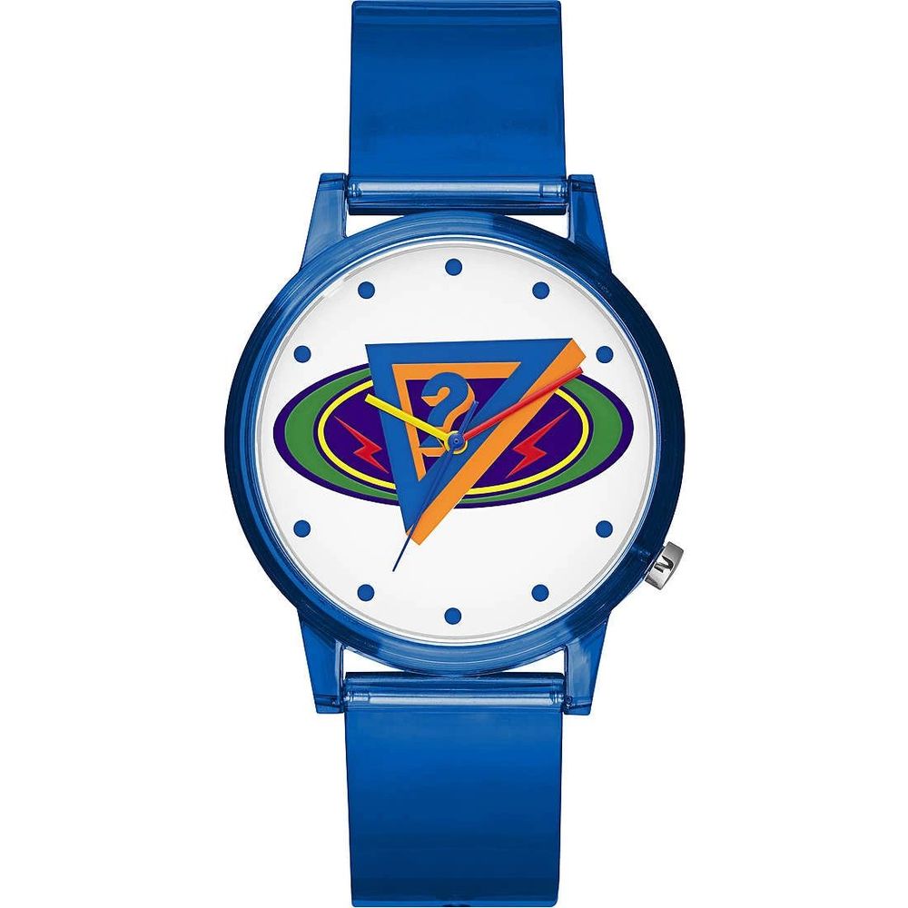 Guess Blue Resin Dress Watch | Regal Royce