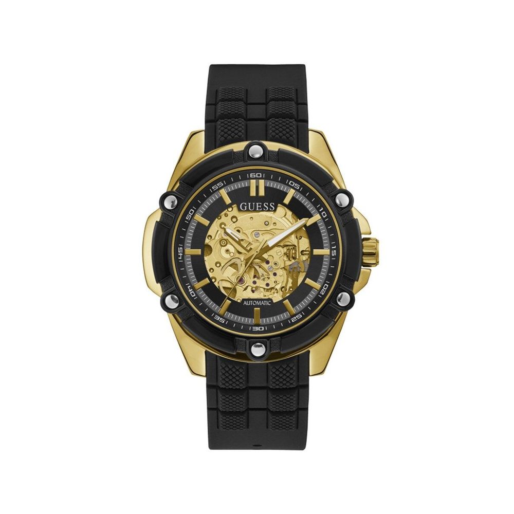 Guess Black Resin Dress Watch | Regal Royce