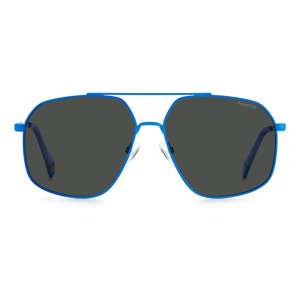 Polaroid Blue Stainless Steel Sunglasses | Regal Royce