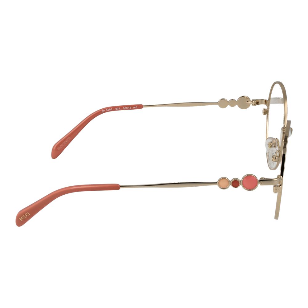 Emilio Pucci Gold Metal Glasses (Frames) | Regal Royce
