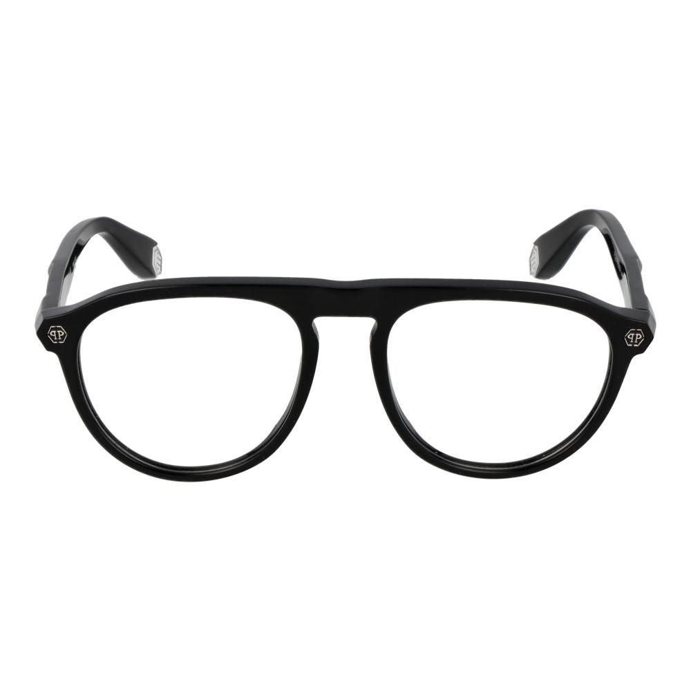Philipp Plein Black Cellulose Acetate Glasses (Frames) | Regal Royce