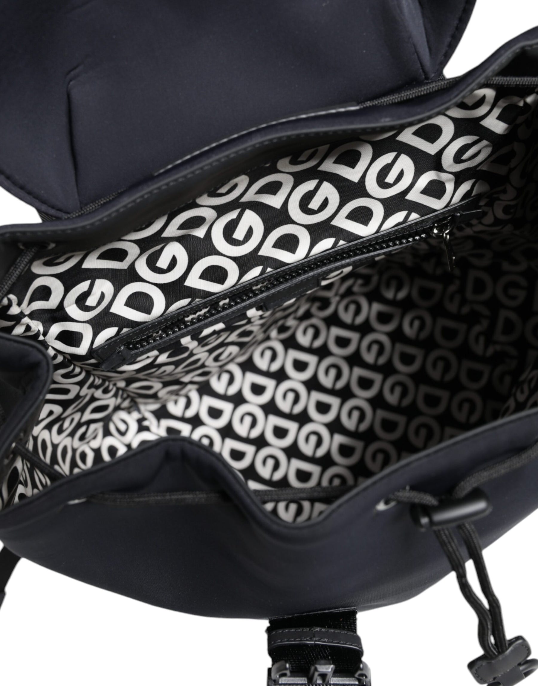 Dolce & Gabbana Black DG Mania Neoprene Travel Back Pack Bag | Regal Royce