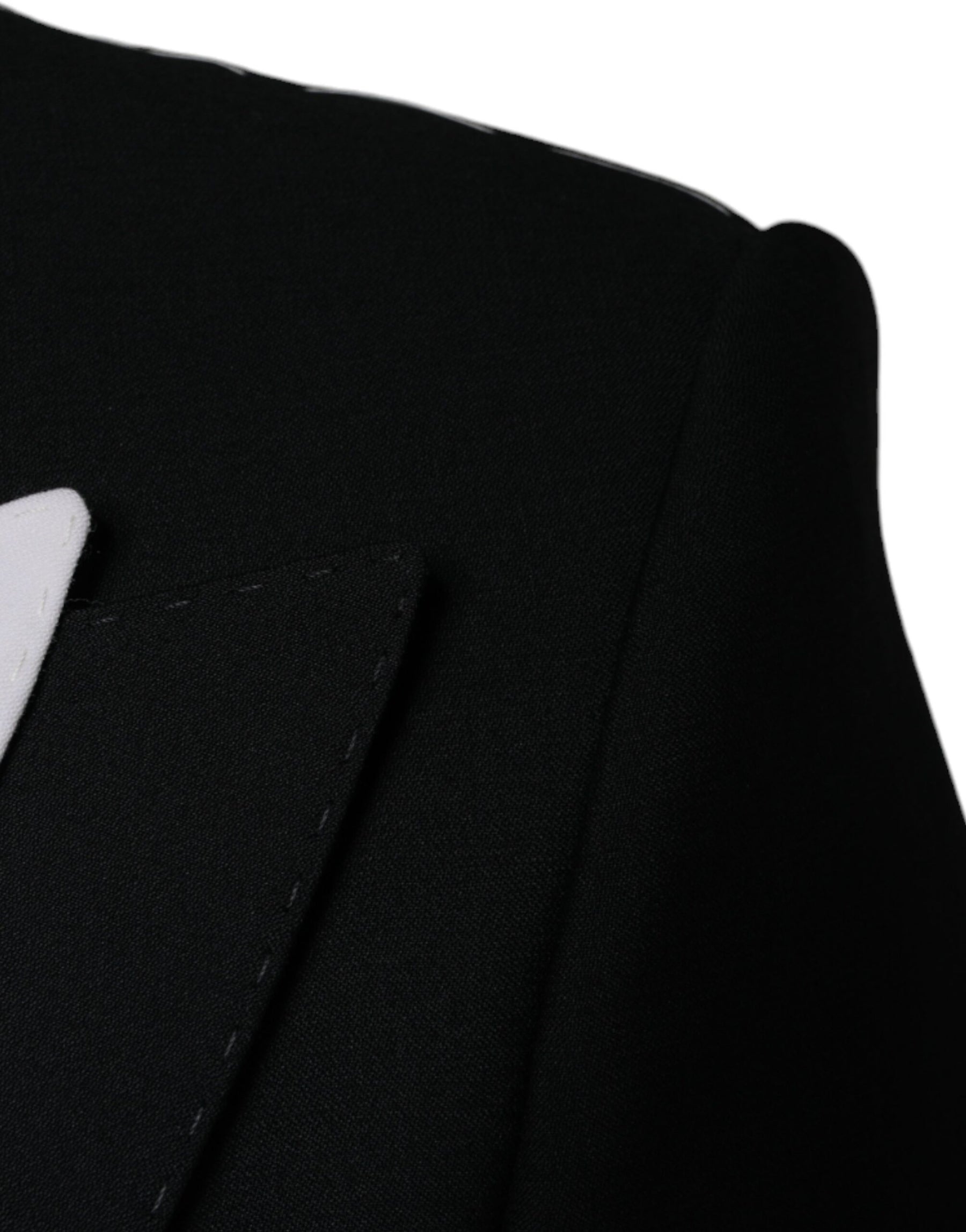 Dolce & Gabbana Black White Single Breasted Dress Blazer | Regal Royce