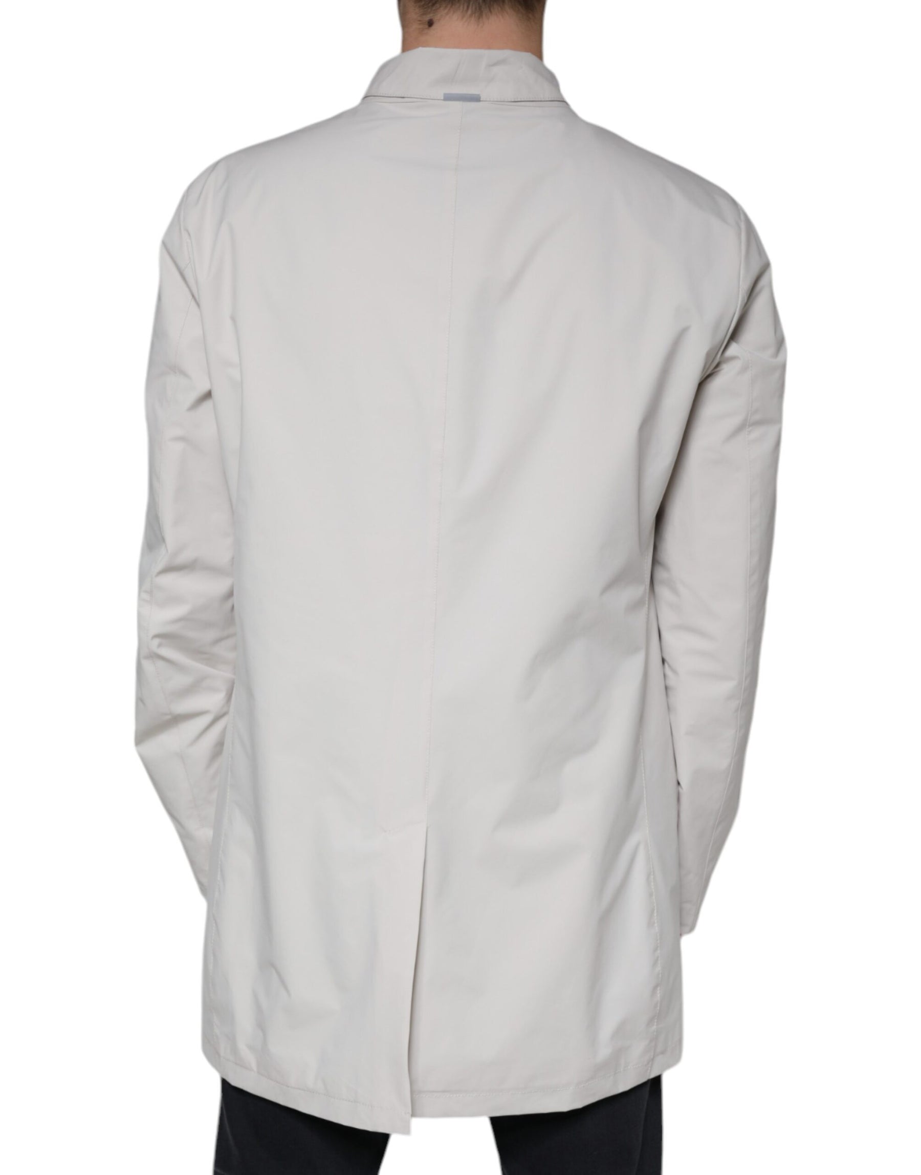 People Of Shibuya Off White Full Zip Coat Men Jacket | Regal Royce