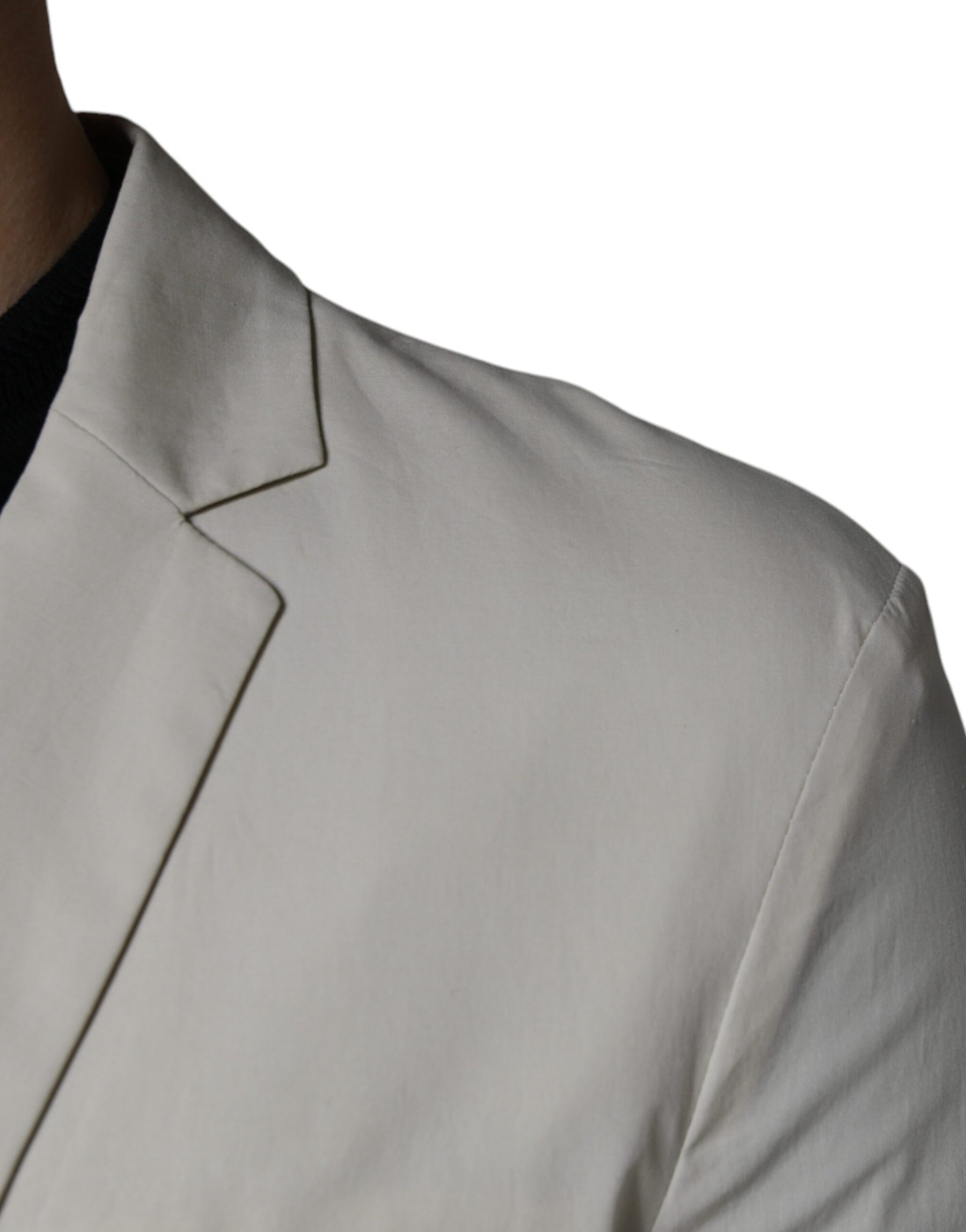 Paolo Pecora Milano Beige Single Breasted Dress Formal Coat Blazer | Regal Royce