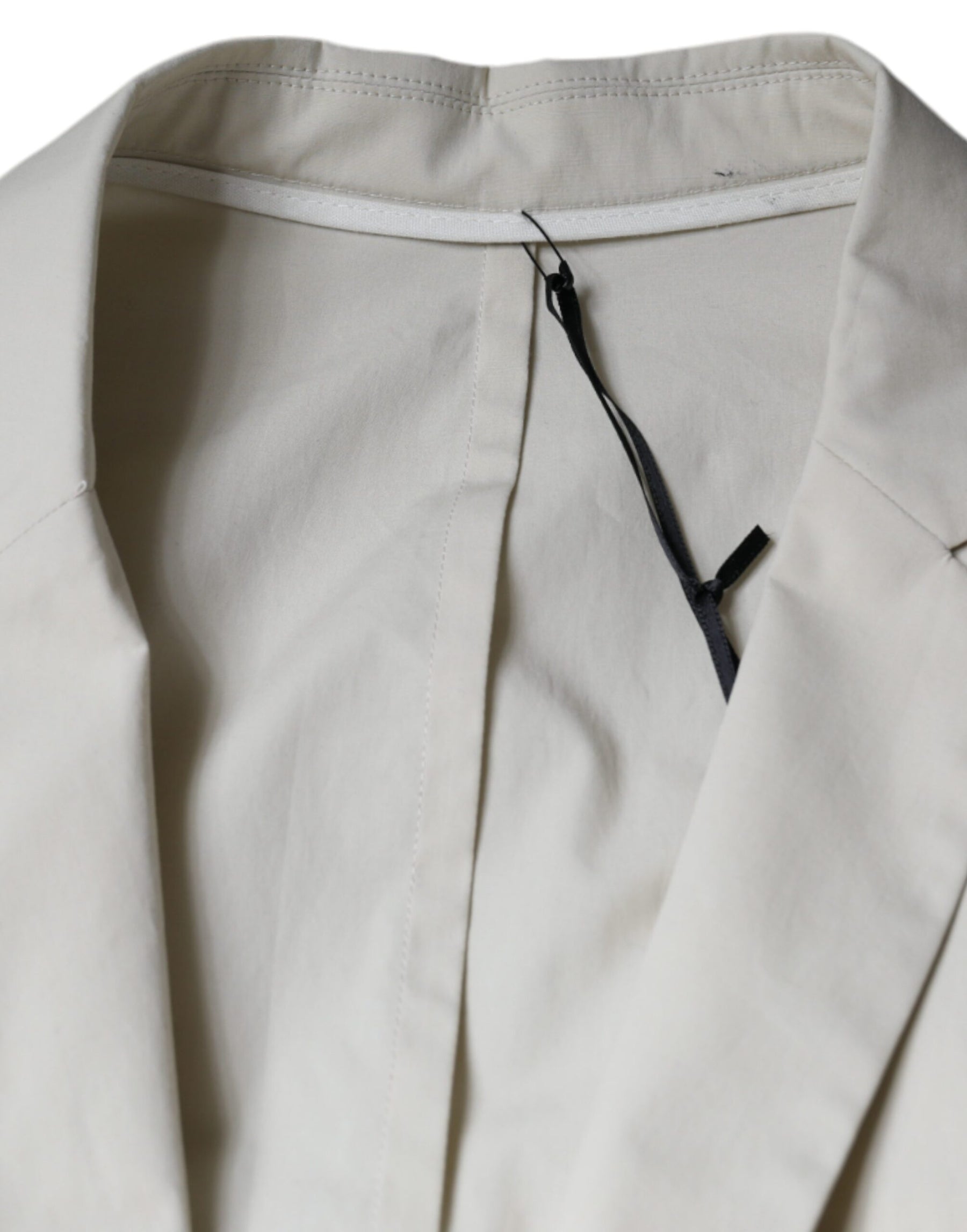 Paolo Pecora Milano Beige Single Breasted Dress Formal Coat Blazer | Regal Royce