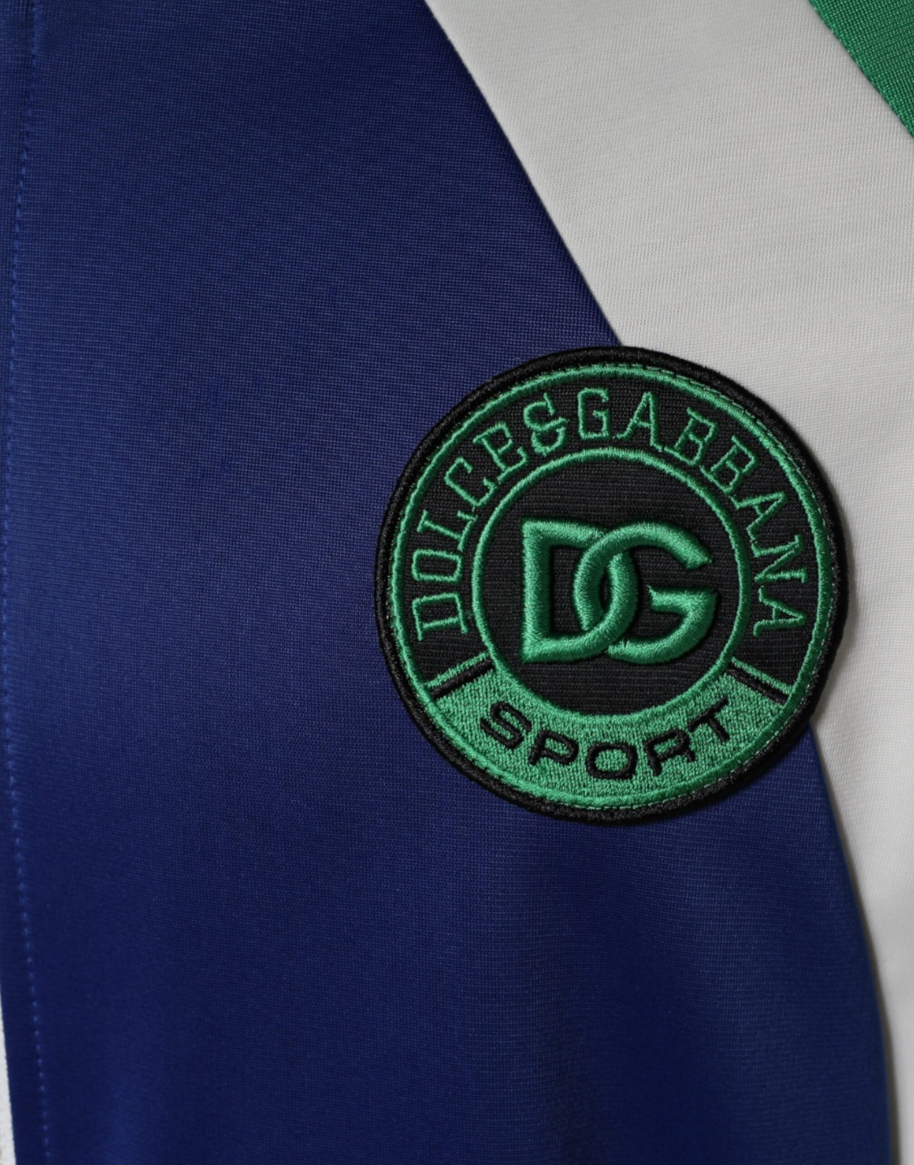 Dolce & Gabbana Multicolor Polyester Full Zip Bomber Jacket | Regal Royce