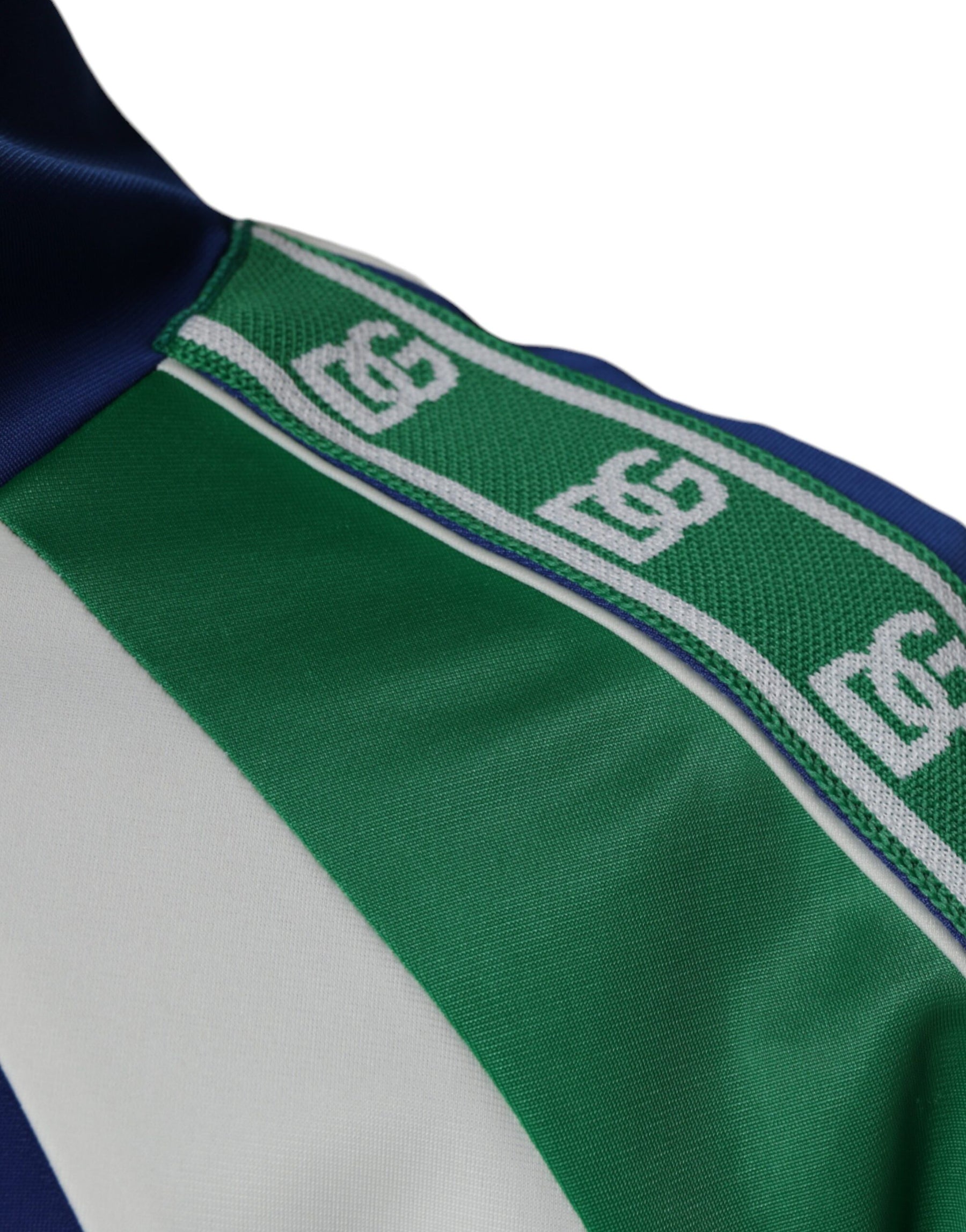 Dolce & Gabbana Multicolor Polyester Full Zip Bomber Jacket | Regal Royce