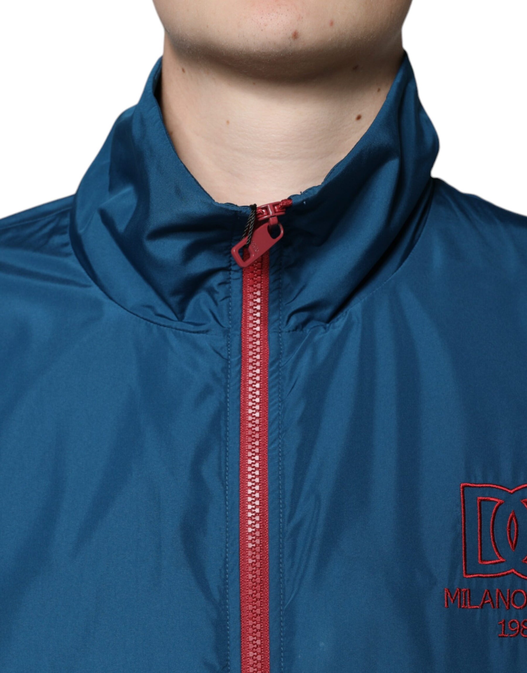 Dolce & Gabbana Multicolor Polyester Full Zip Jacket | Regal Royce