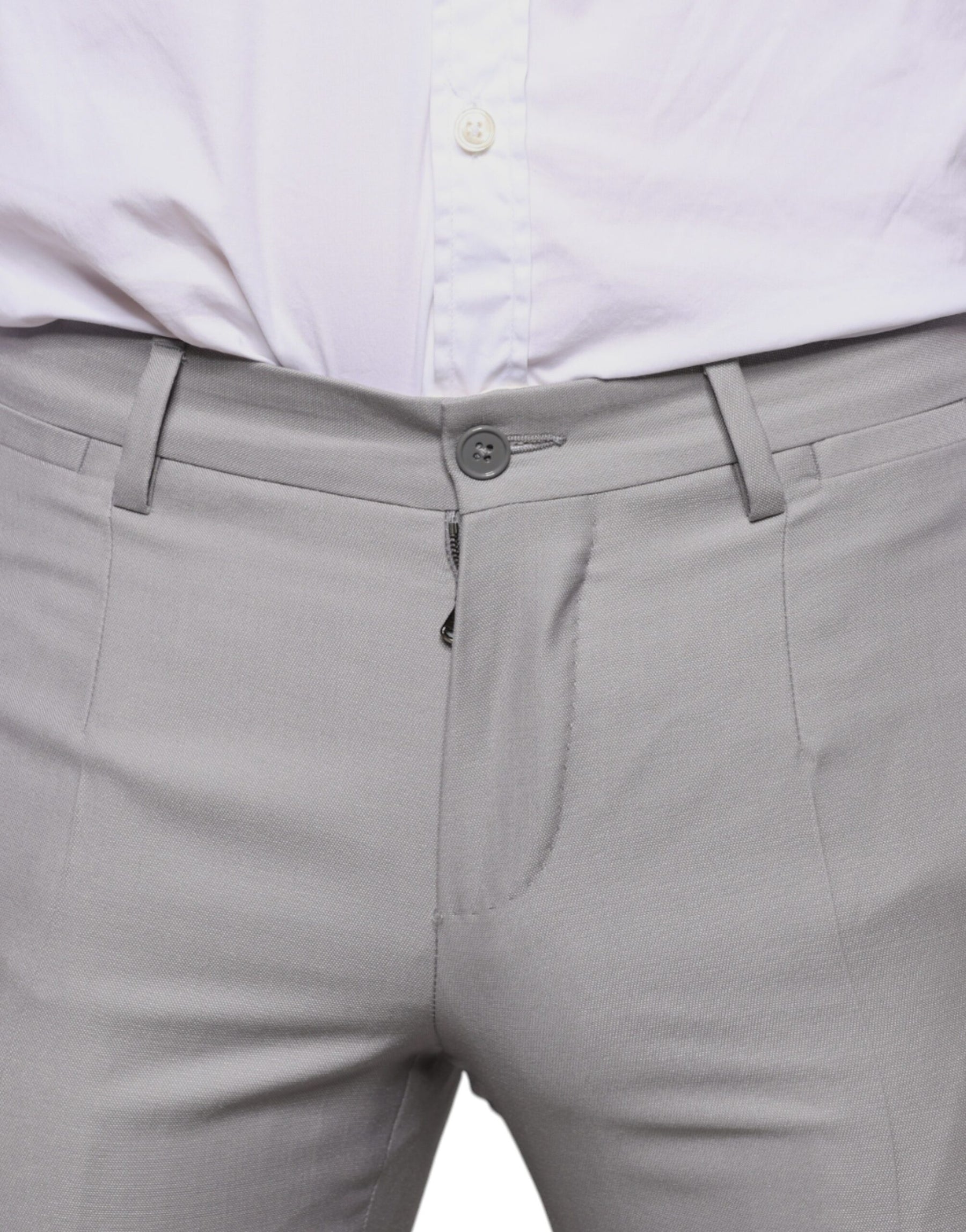 Dolce & Gabbana Light Gray Wool Dress Pants | Regal Royce