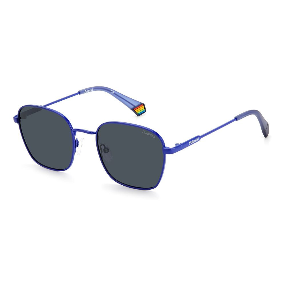 Polaroid Blue Stainless Steel Sunglasses | Regal Royce