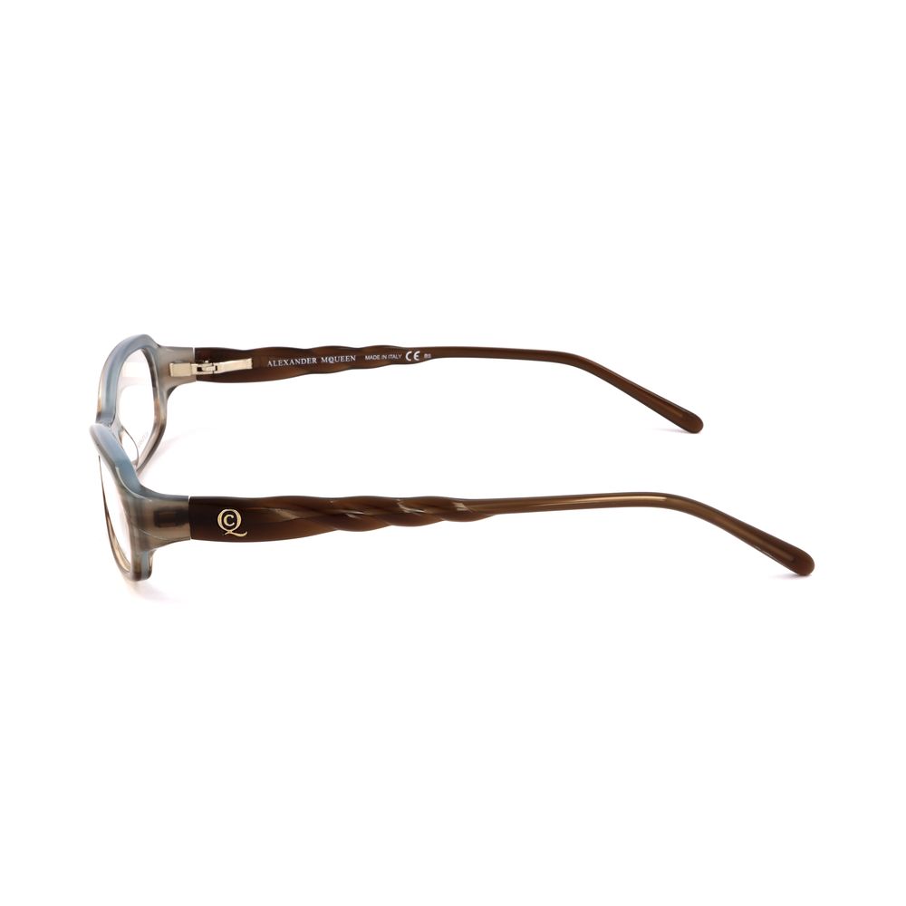Alexander McQueen Brown Acetate Glasses (Frames) | Regal Royce