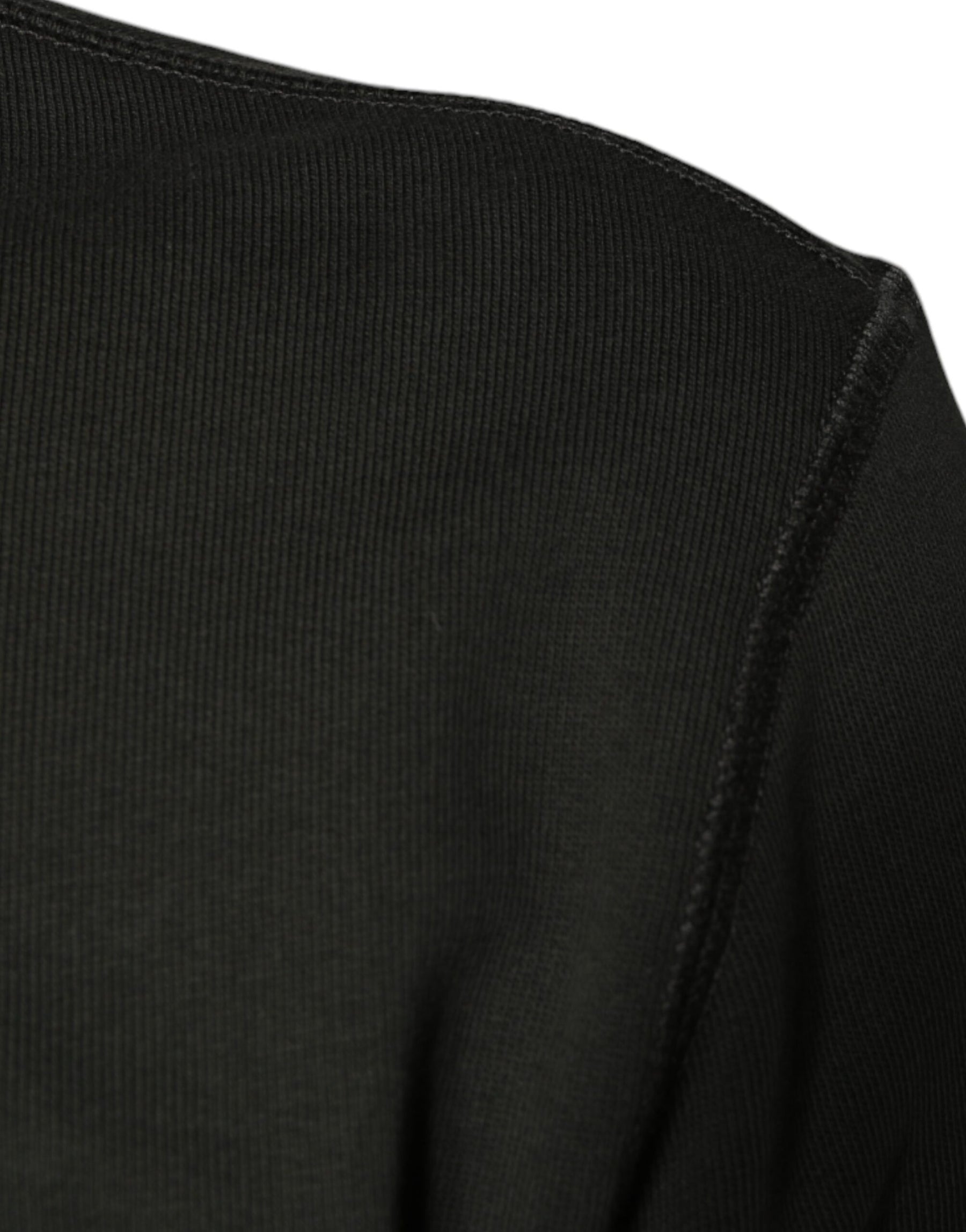 Dolce & Gabbana Army Green DG Crown Crew Neck Pullover Sweater | Regal Royce