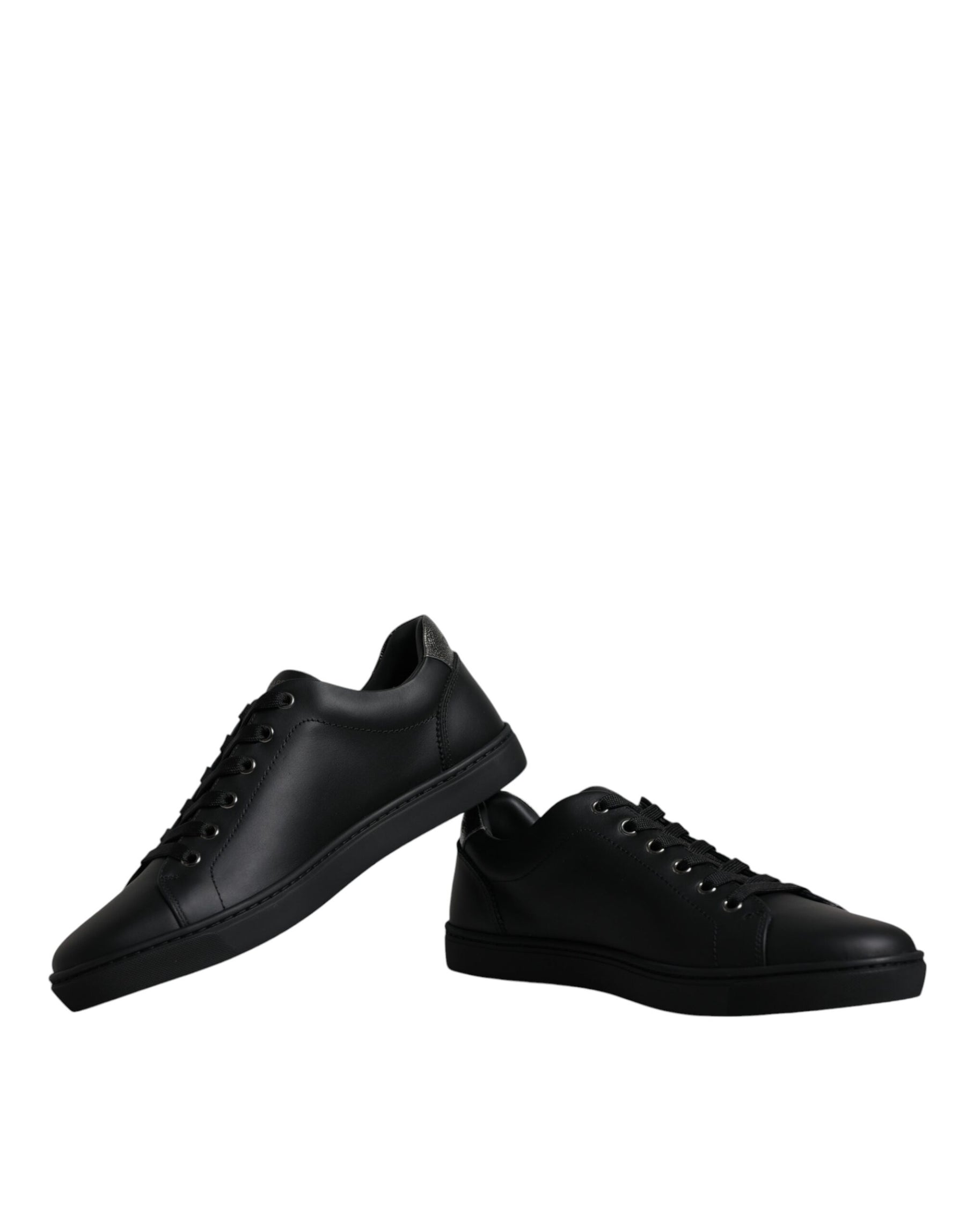 Dolce & Gabbana Black London Sacred Heart Men Sneakers Shoes | Regal Royce