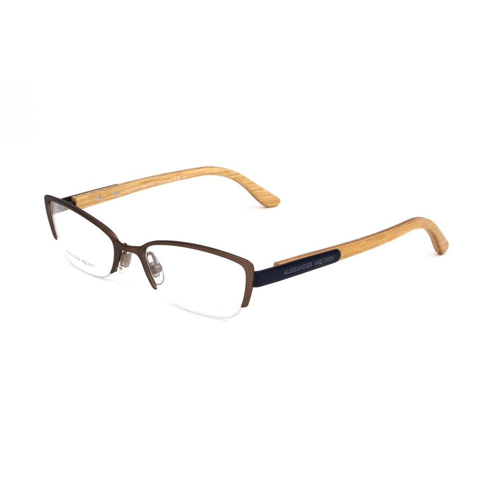 Alexander McQueen Bicolor Metal Glasses (Frames) | Regal Royce