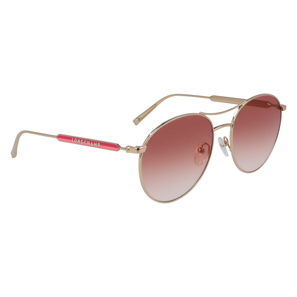 Longchamp Gold Metal Sunglasses | Regal Royce
