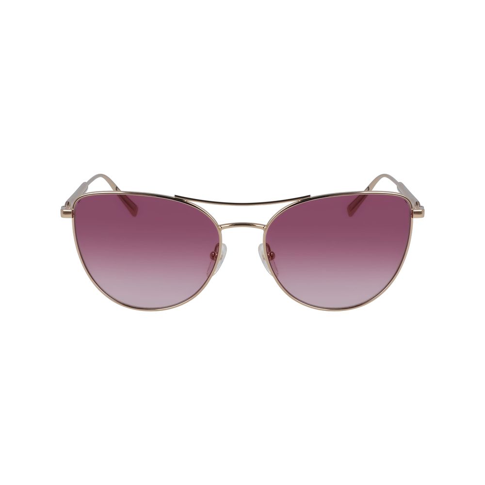 Longchamp Rose Gold Metal Sunglasses | Regal Royce