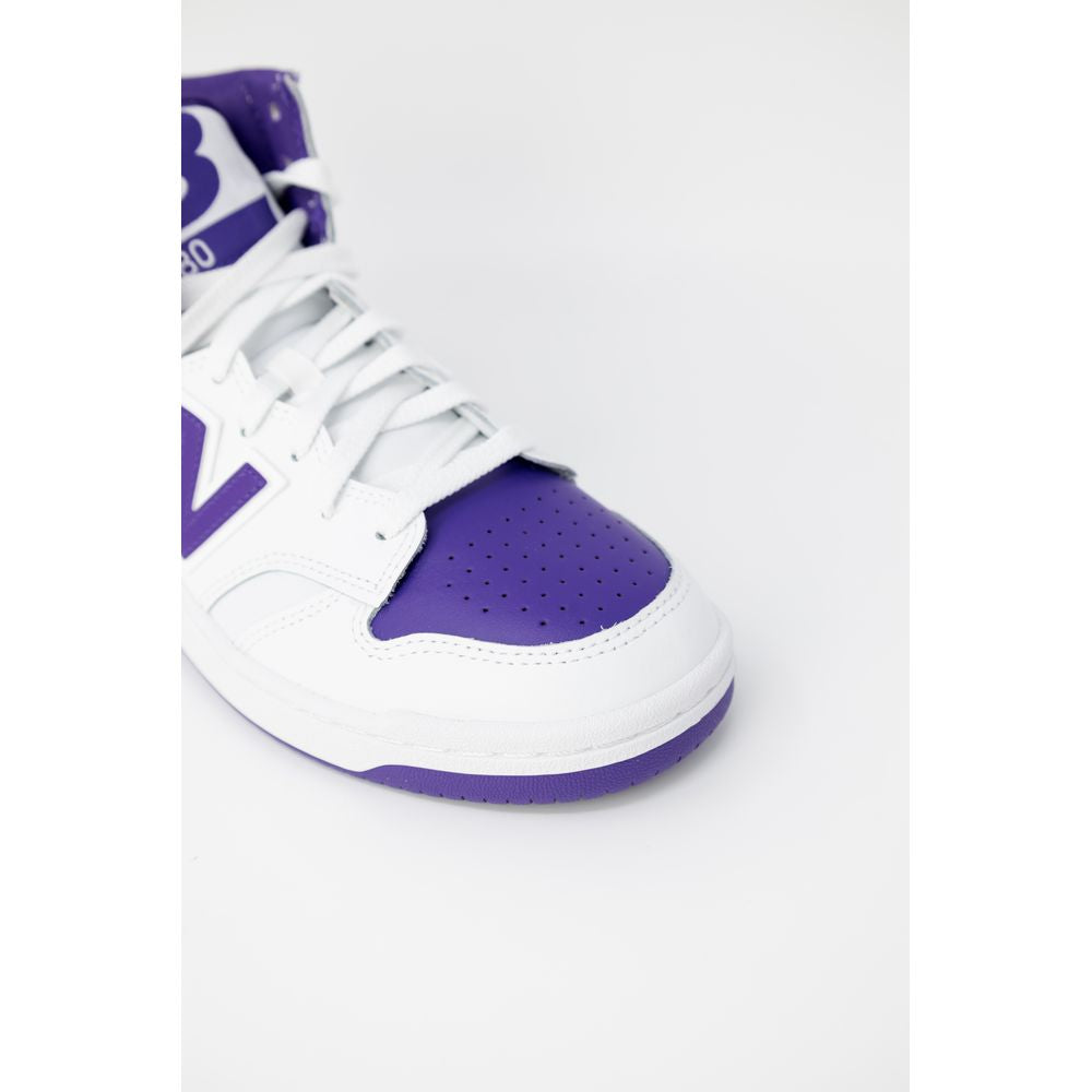 New Balance Purple Leather Athletic Sneakers