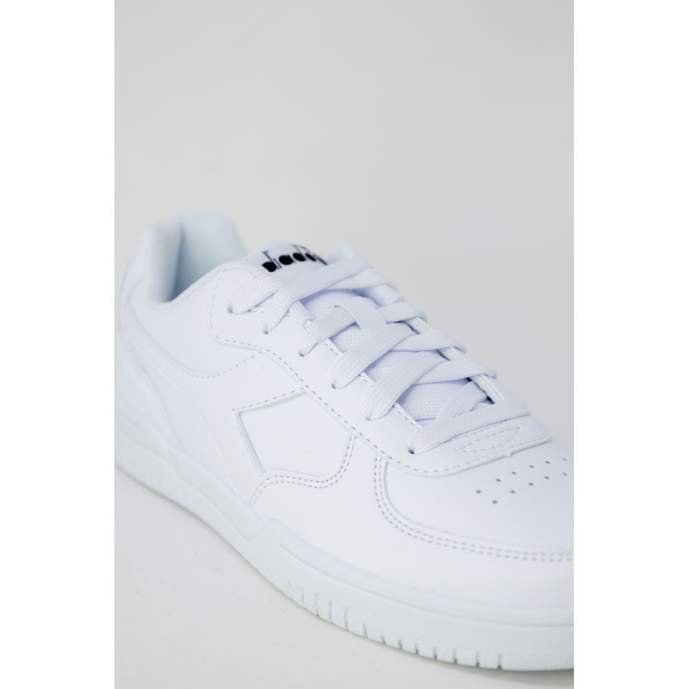 Diadora White Artificial Leather Low Top Sneakers | Regal Royce
