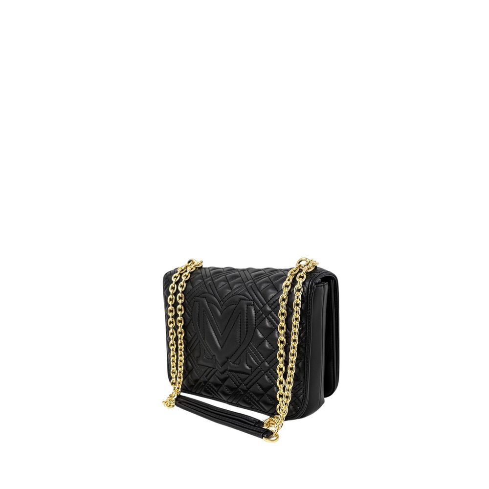 Love Moschino Black Polyethylene Handbag | Regal Royce