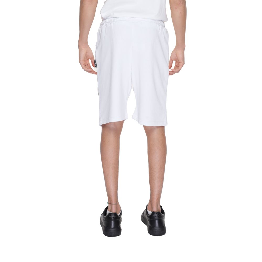 Icon White Cotton Bermuda Shorts | Regal Royce