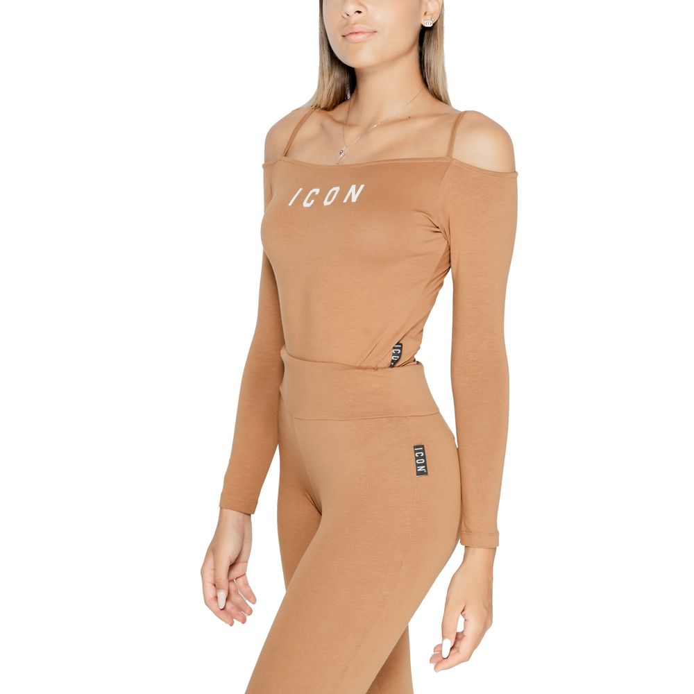 Icon Brown Cotton Bodysuit | Regal Royce