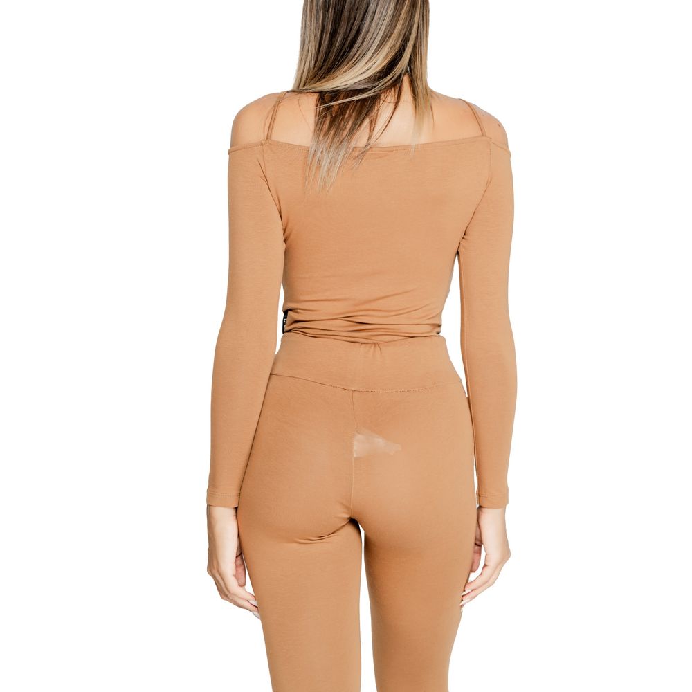 Icon Brown Cotton Bodysuit | Regal Royce