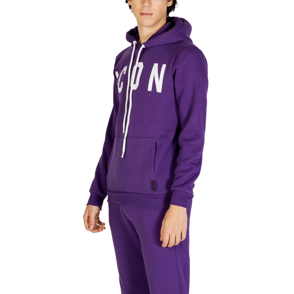 Icon Purple Cotton Hoodie | Regal Royce