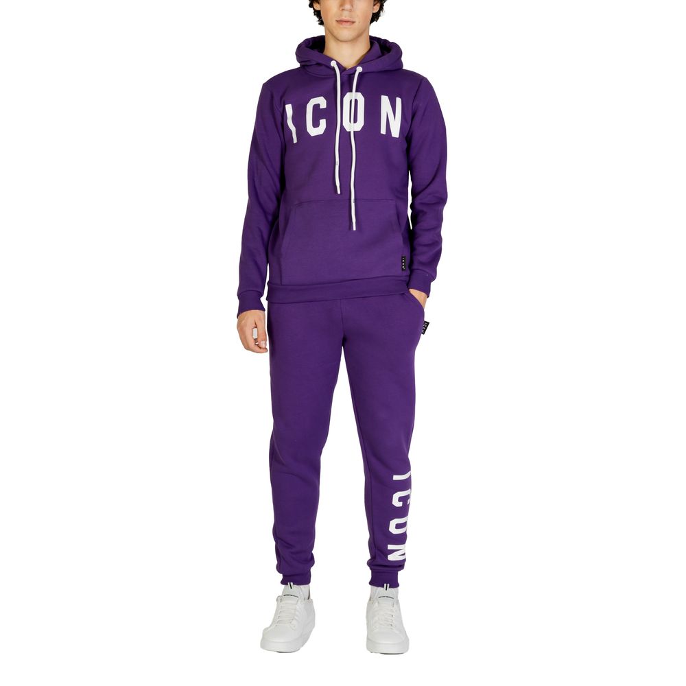 Icon Purple Cotton Hoodie | Regal Royce