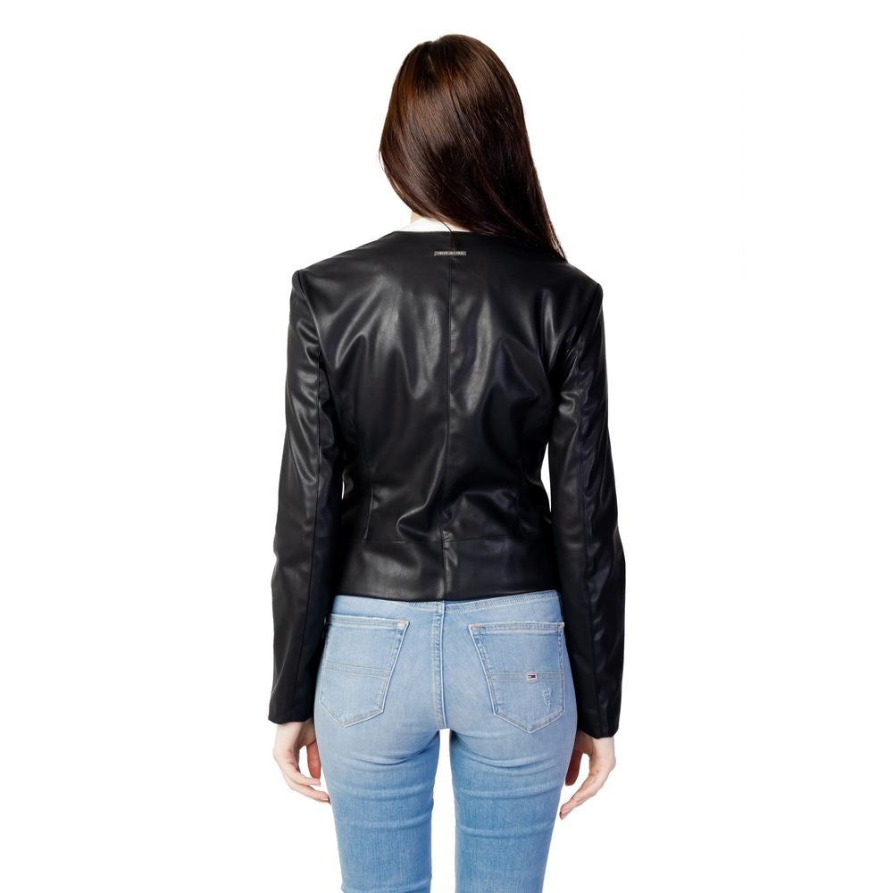 Armani Exchange Black Leather Jacket | Regal Royce