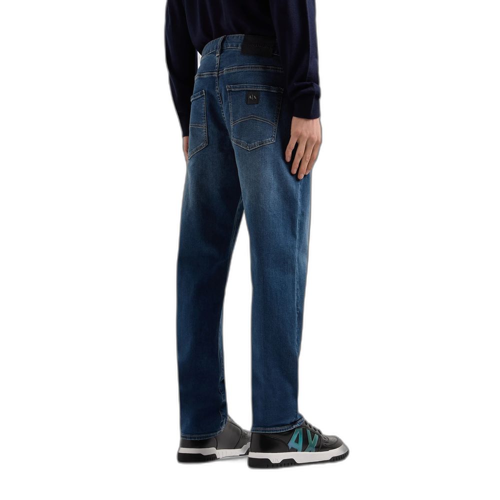 Armani Exchange Blue Cotton Skinny Jeans | Regal Royce