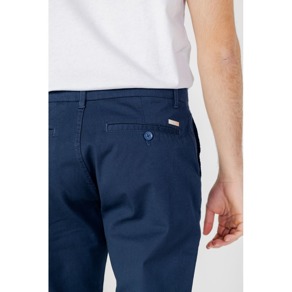 Armani Exchange Blue Cotton Casual Pants | Regal Royce